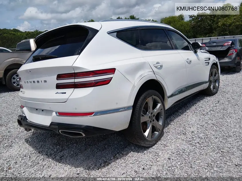 2022 Genesis Gv80 3.5T Awd VIN: KMUHCESC4NU080768 Lot: 45142189