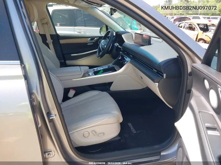 2022 Genesis Gv80 2.5T Awd VIN: KMUHBDSB2NU097072 Lot: 45256206