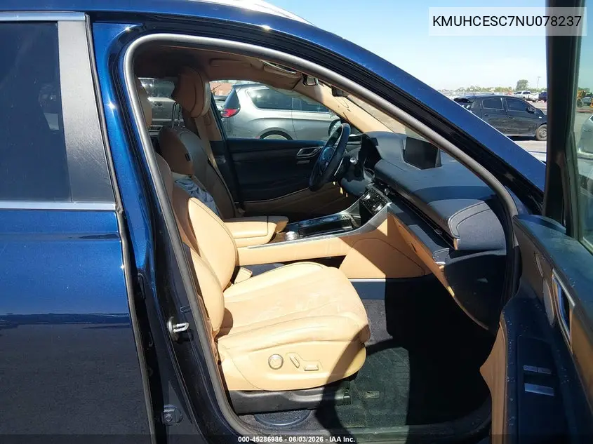 2022 Genesis Gv80 3.5T Awd Advanced VIN: KMUHCESC7NU078237 Lot: 45286986