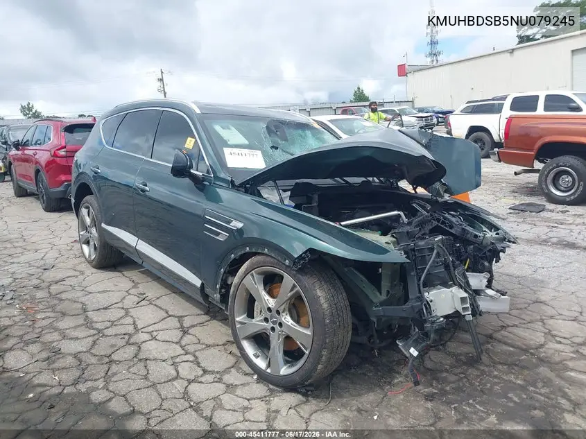 2022 Genesis Gv80 2.5T Awd VIN: KMUHBDSB5NU079245 Lot: 45411777