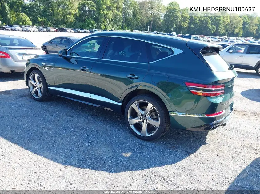 2022 Genesis Gv80 2.5T Awd VIN: KMUHBDSB8NU100637 Lot: 45559501