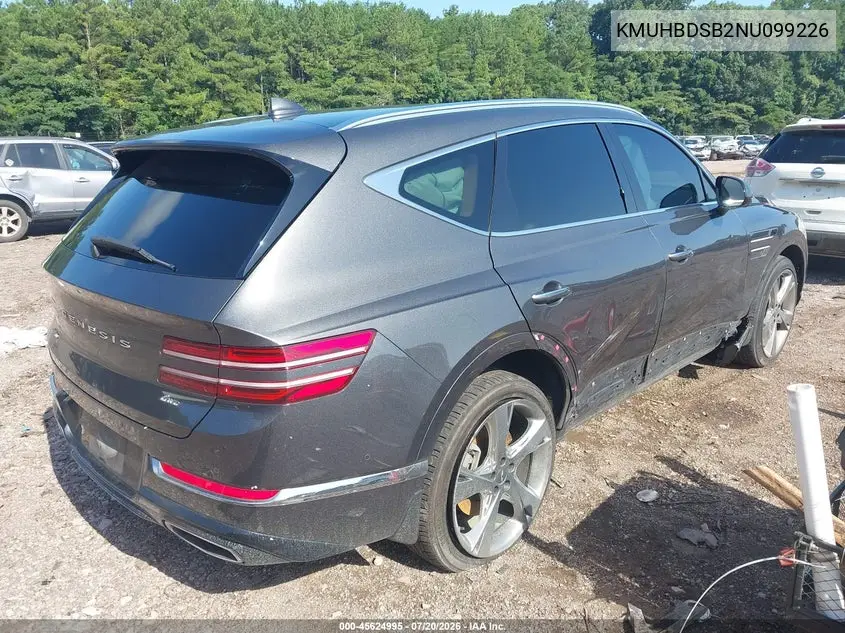 2022 Genesis Gv80 2.5T Awd VIN: KMUHBDSB2NU099226 Lot: 45624995