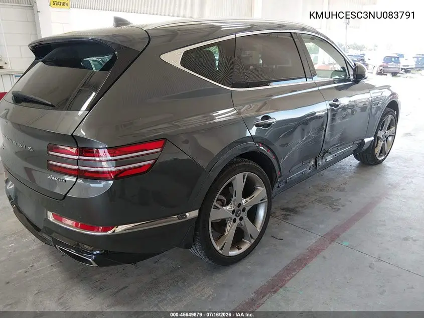 2022 Genesis Gv80 3.5T Awd VIN: KMUHCESC3NU083791 Lot: 45649879