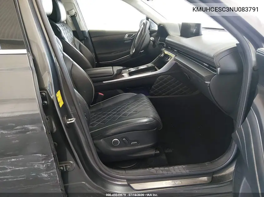 2022 Genesis Gv80 3.5T Awd VIN: KMUHCESC3NU083791 Lot: 45649879