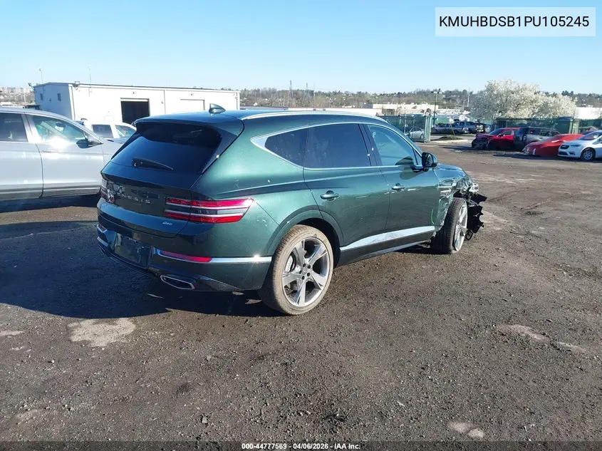 2023 Genesis Gv80 2.5T Awd VIN: KMUHBDSB1PU105245 Lot: 44777569