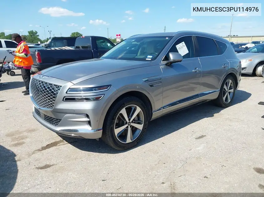 2023 Genesis Gv80 3.5T Awd Advanced VIN: KMUHCESC3PU114976 Lot: 45234738