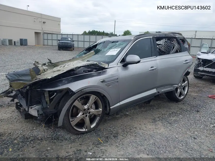 2023 Genesis Gv80 3.5T Awd VIN: KMUHCESC8PU143602 Lot: 45318782