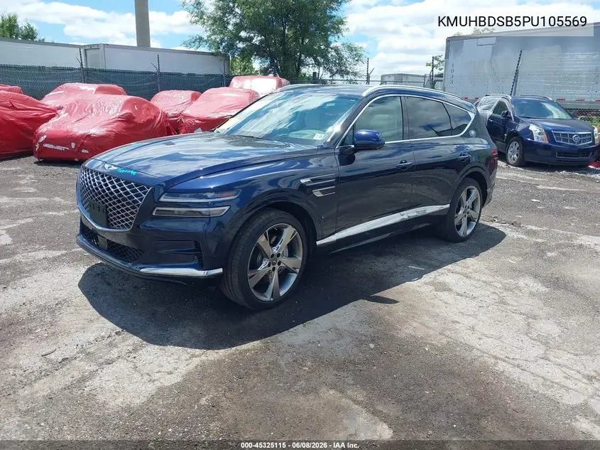 2023 Genesis Gv80 2.5T Awd VIN: KMUHBDSB5PU105569 Lot: 45325115