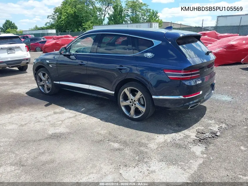 2023 Genesis Gv80 2.5T Awd VIN: KMUHBDSB5PU105569 Lot: 45325115