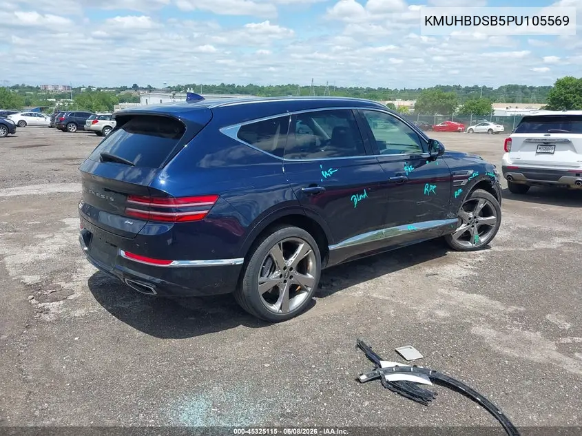 2023 Genesis Gv80 2.5T Awd VIN: KMUHBDSB5PU105569 Lot: 45325115