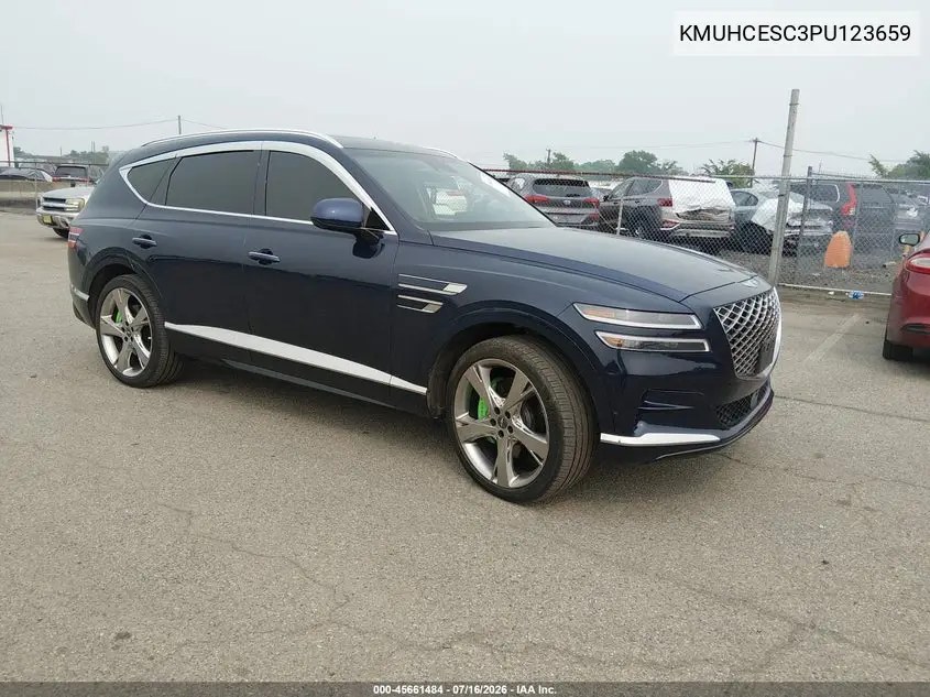 2023 Genesis Gv80 3.5T Awd VIN: KMUHCESC3PU123659 Lot: 45661484