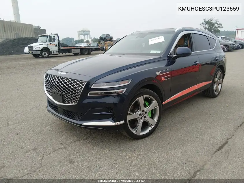 2023 Genesis Gv80 3.5T Awd VIN: KMUHCESC3PU123659 Lot: 45661484