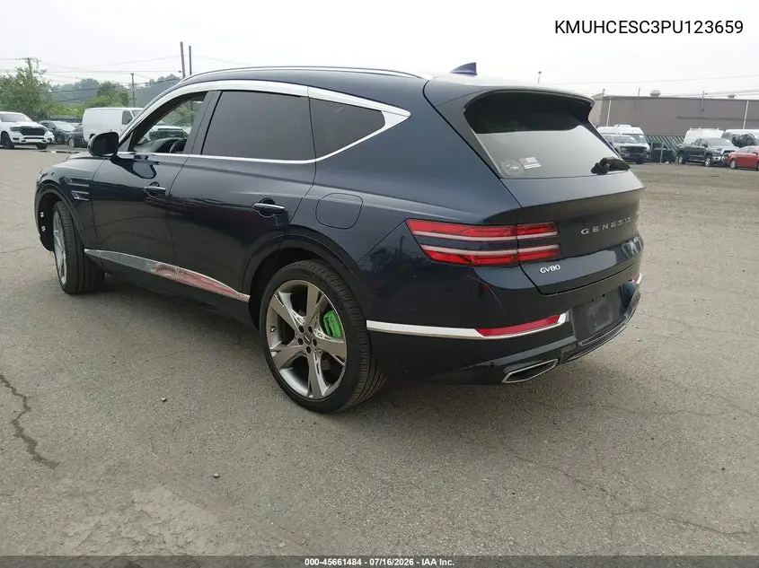 2023 Genesis Gv80 3.5T Awd VIN: KMUHCESC3PU123659 Lot: 45661484
