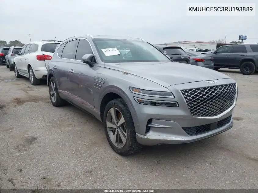 2024 Genesis Gv80 3.5T Awd VIN: KMUHCESC3RU193889 Lot: 44432216
