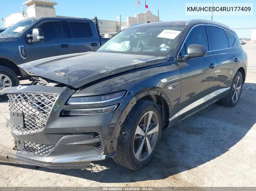 2024 Genesis Gv80 3.5T Awd VIN: KMUHCESC4RU177409 Lot: 44660749