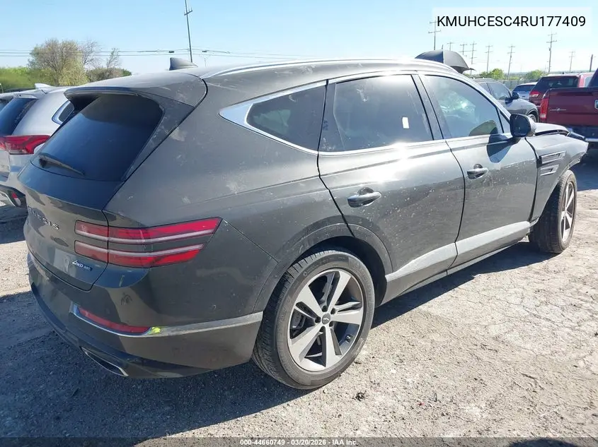 2024 Genesis Gv80 3.5T Awd VIN: KMUHCESC4RU177409 Lot: 44660749