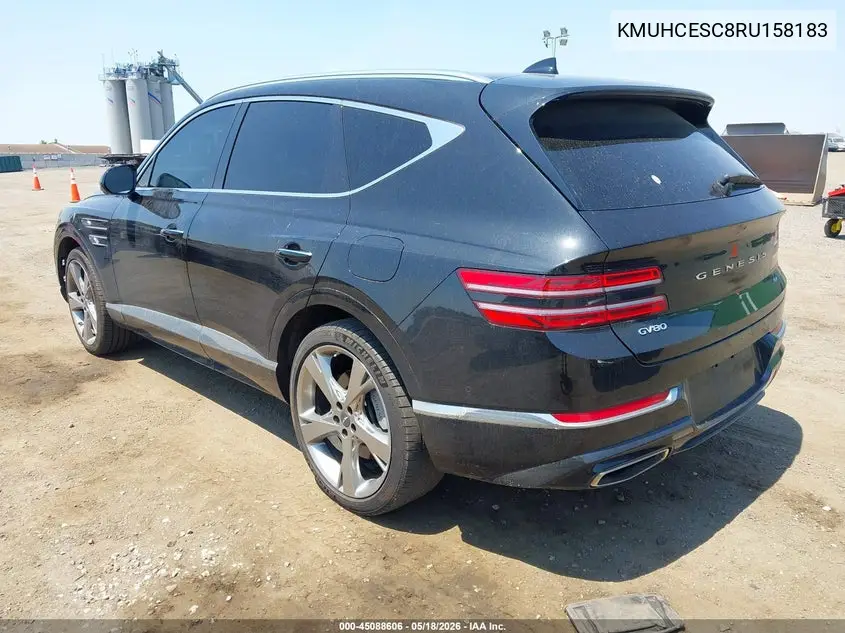 2024 Genesis Gv80 3.5T 7P (A8) VIN: KMUHCESC8RU158183 Lot: 45088606