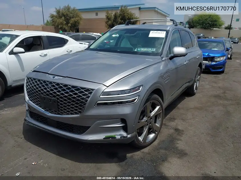 2024 Genesis Gv80 3.5T 7P (A8) VIN: KMUHCESC6RU170770 Lot: 45104614