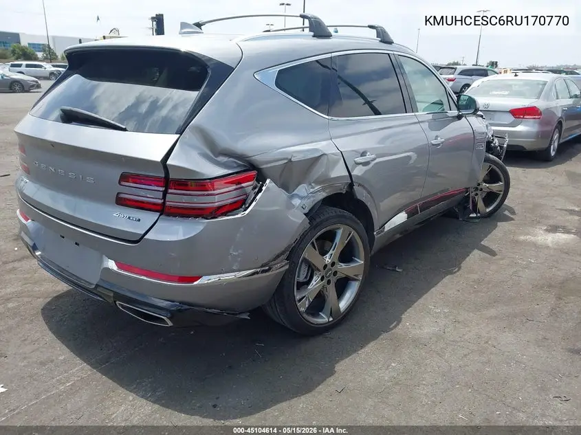 2024 Genesis Gv80 3.5T 7P (A8) VIN: KMUHCESC6RU170770 Lot: 45104614