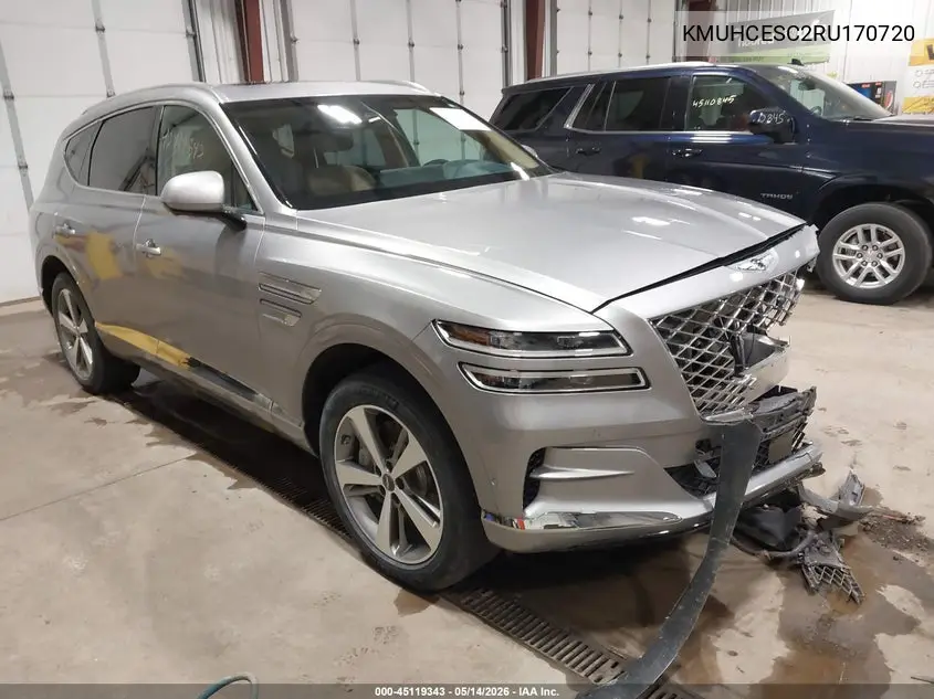 2024 Genesis Gv80 3.5T 7P (A8) VIN: KMUHCESC2RU170720 Lot: 45119343