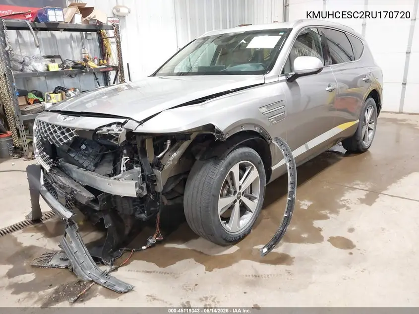 2024 Genesis Gv80 3.5T 7P (A8) VIN: KMUHCESC2RU170720 Lot: 45119343