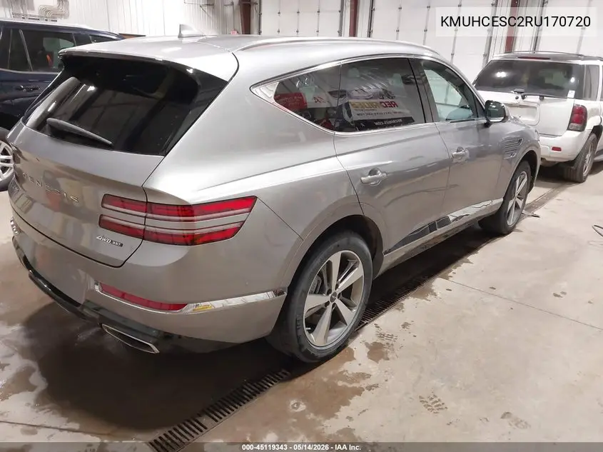 2024 Genesis Gv80 3.5T 7P (A8) VIN: KMUHCESC2RU170720 Lot: 45119343
