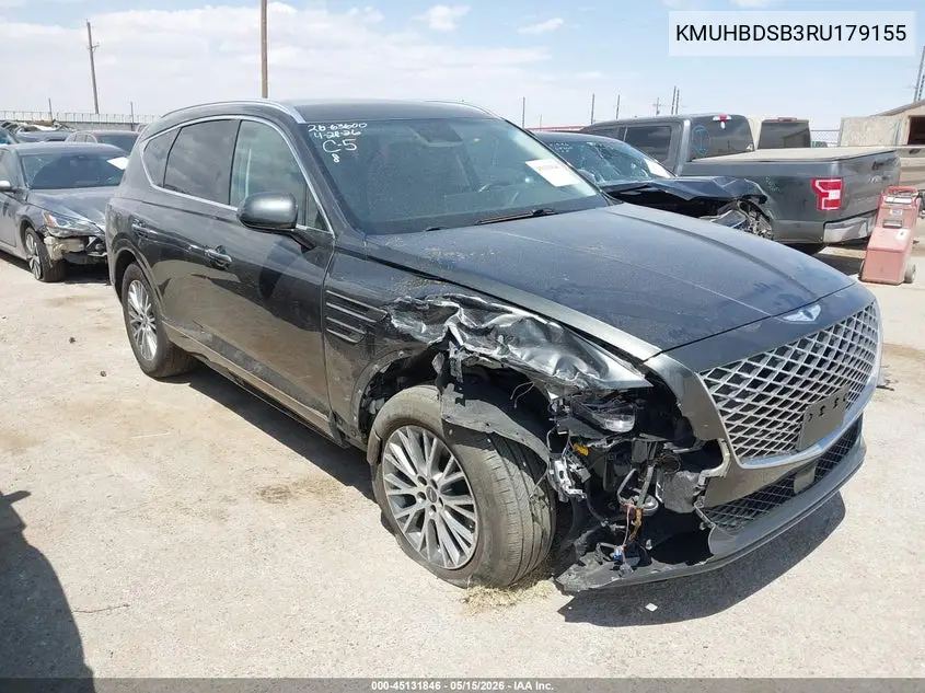 2024 Genesis Gv80 2.5T Awd VIN: KMUHBDSB3RU179155 Lot: 45131846