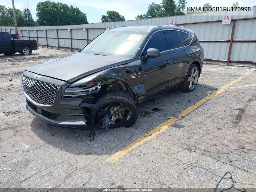 2024 Genesis Gv80 2.5T Awd VIN: KMUHBDSB1RU173998 Lot: 45302175