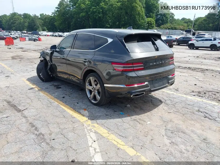 2024 Genesis Gv80 2.5T Awd VIN: KMUHBDSB1RU173998 Lot: 45302175