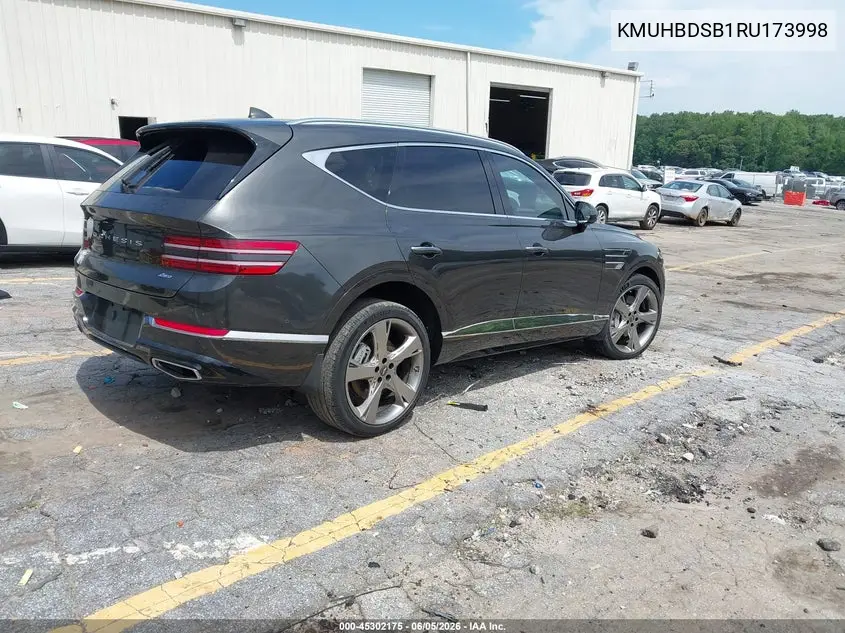 2024 Genesis Gv80 2.5T Awd VIN: KMUHBDSB1RU173998 Lot: 45302175