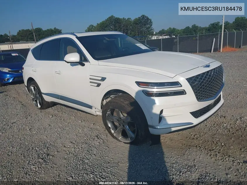 2024 Genesis Gv80 3.5T Awd VIN: KMUHCESC3RU184478 Lot: 45341742