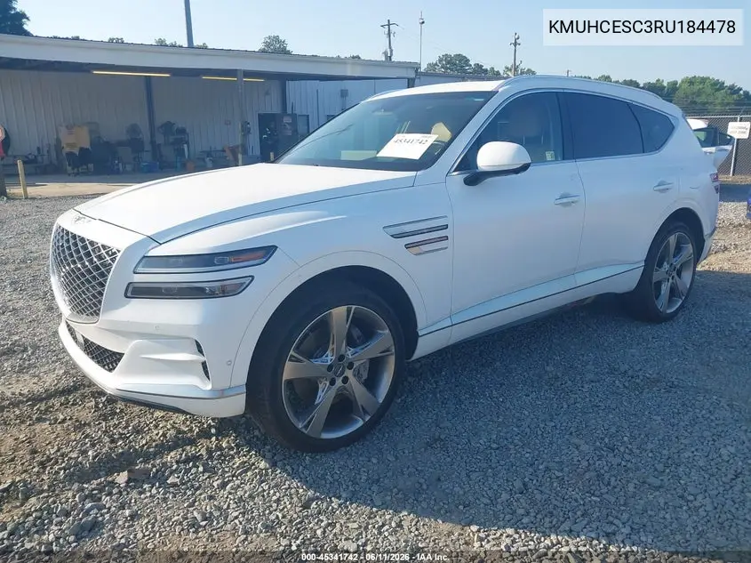 2024 Genesis Gv80 3.5T Awd VIN: KMUHCESC3RU184478 Lot: 45341742