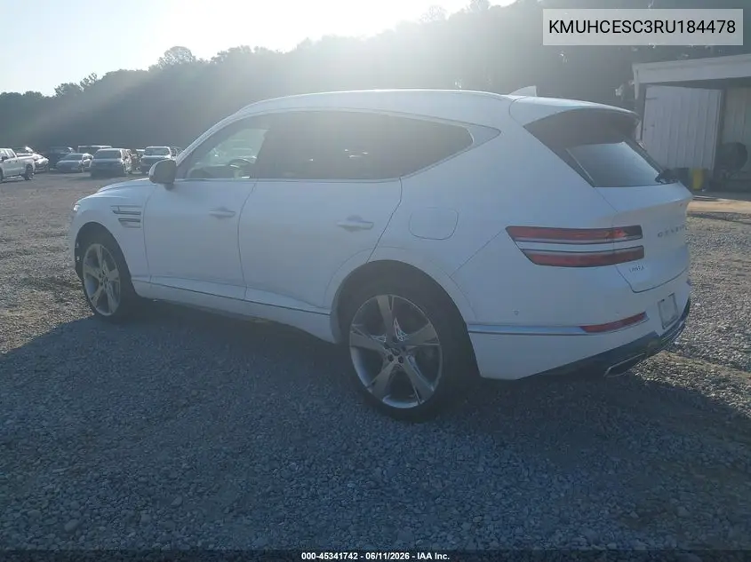 2024 Genesis Gv80 3.5T Awd VIN: KMUHCESC3RU184478 Lot: 45341742