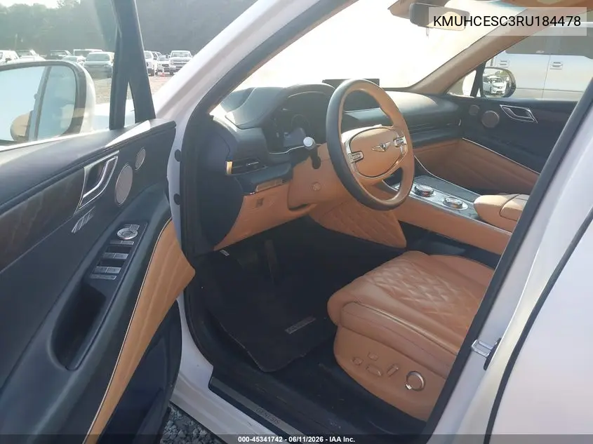 2024 Genesis Gv80 3.5T Awd VIN: KMUHCESC3RU184478 Lot: 45341742