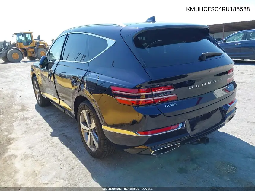 2024 Genesis Gv80 3.5T 7P (A8) VIN: KMUHCESC4RU185588 Lot: 45424003