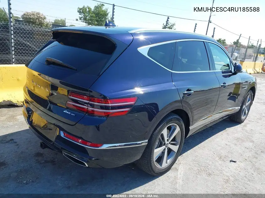 2024 Genesis Gv80 3.5T 7P (A8) VIN: KMUHCESC4RU185588 Lot: 45424003