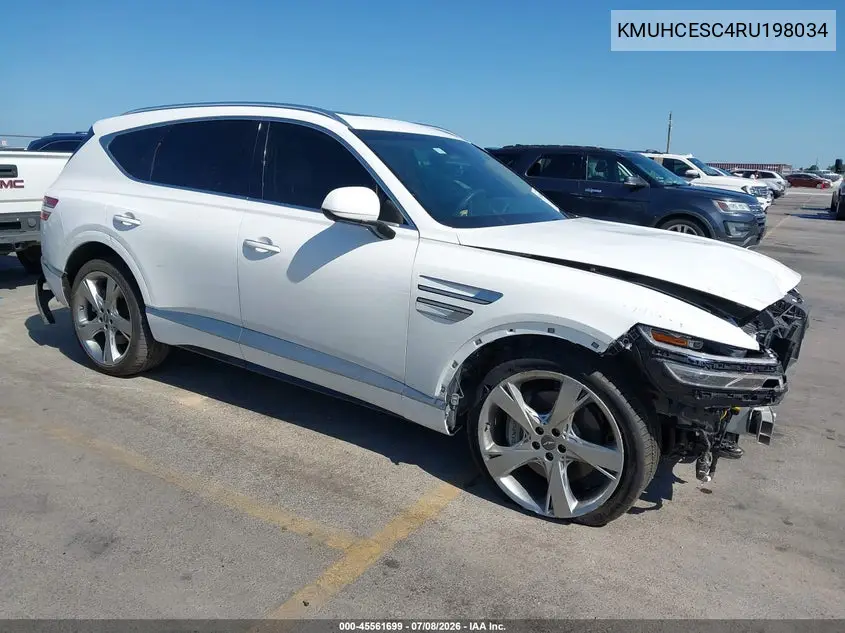 2024 Genesis Gv80 3.5T Awd VIN: KMUHCESC4RU198034 Lot: 45561699