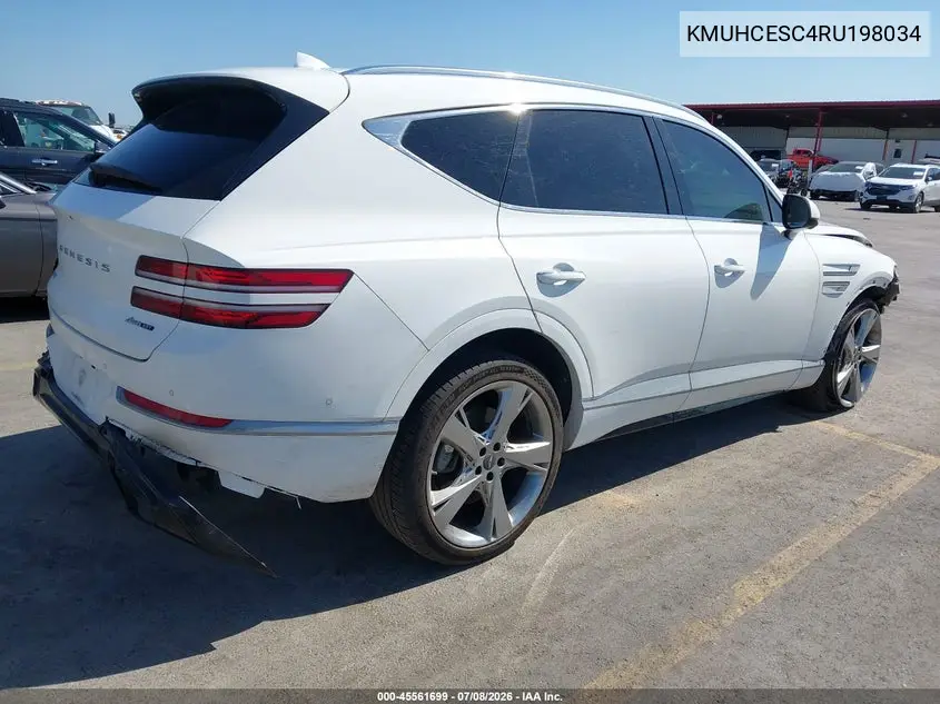 2024 Genesis Gv80 3.5T Awd VIN: KMUHCESC4RU198034 Lot: 45561699