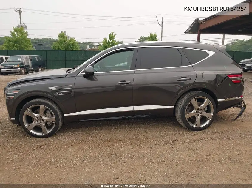 2024 Genesis Gv80 2.5T Awd VIN: KMUHBDSB1RU154254 Lot: 45613312