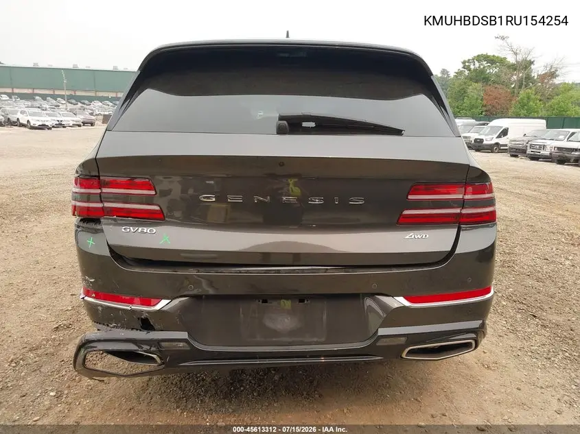 2024 Genesis Gv80 2.5T Awd VIN: KMUHBDSB1RU154254 Lot: 45613312