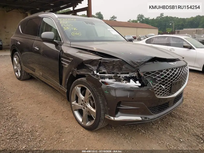 2024 Genesis Gv80 2.5T Awd VIN: KMUHBDSB1RU154254 Lot: 45613312