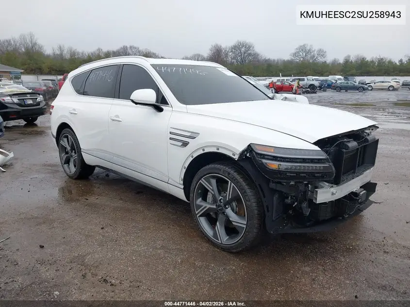 2025 Genesis Gv80 3.5T Prestige Awd VIN: KMUHEESC2SU258943 Lot: 44771446