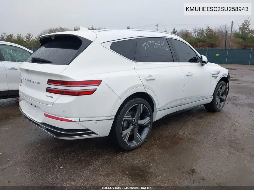 2025 Genesis Gv80 3.5T Prestige Awd VIN: KMUHEESC2SU258943 Lot: 44771446