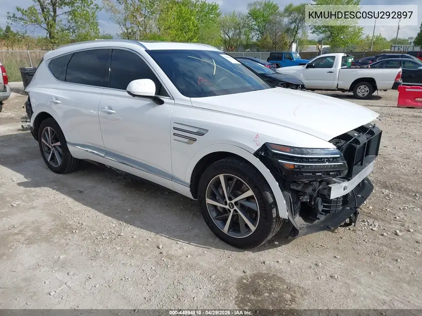 2025 Genesis Gv80 3.5T Advanced Awd VIN: KMUHDESC0SU292897 Lot: 44994810