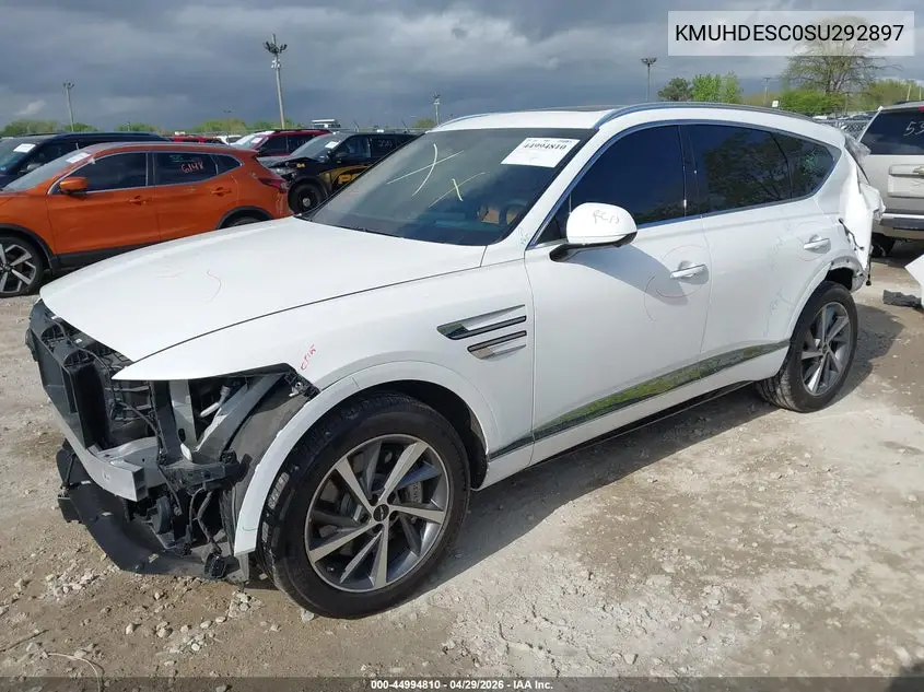 2025 Genesis Gv80 3.5T Advanced Awd VIN: KMUHDESC0SU292897 Lot: 44994810