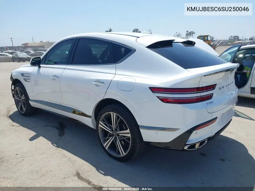 2025 Genesis Gv80 Coupe 3.5T E-Sc VIN: KMUJBESC6SU250046 Lot: 45008548