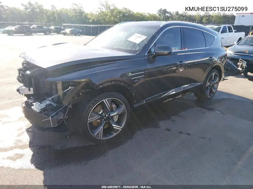 2025 Genesis Gv80 3.5T Prestige Awd VIN: KMUHEESC1SU275099 Lot: 45025971