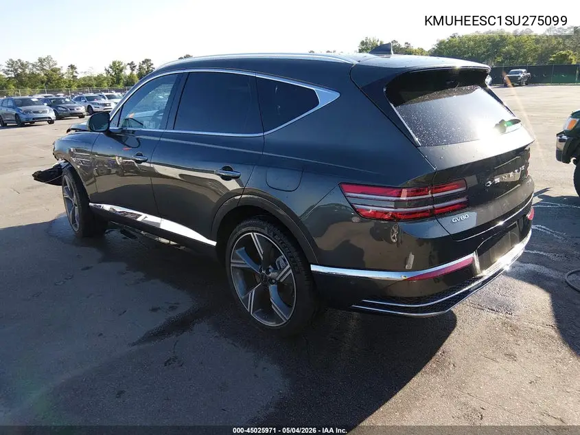 2025 Genesis Gv80 3.5T Prestige Awd VIN: KMUHEESC1SU275099 Lot: 45025971