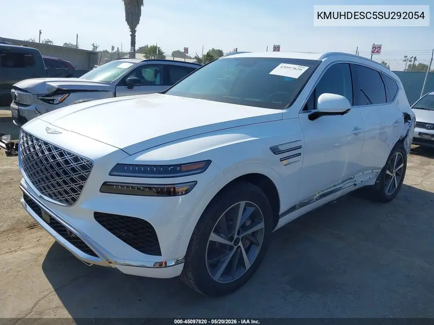 2025 Genesis Gv80 3.5T Advanced Awd VIN: KMUHDESC5SU292054 Lot: 45097820