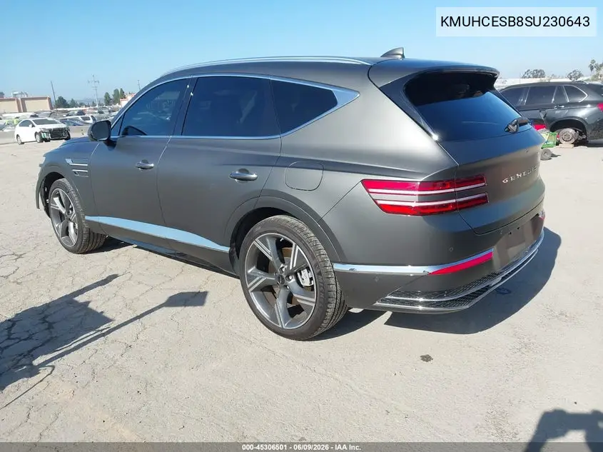 2025 Genesis Gv80 2.5T Prestige Awd VIN: KMUHCESB8SU230643 Lot: 45306501
